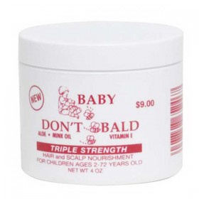 Spanish Sur Gro Baby Don't Be Bald Hair Triple Strength 4oz